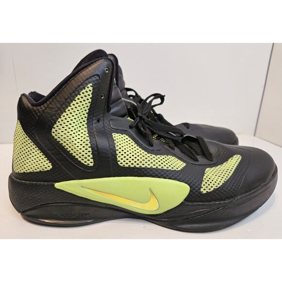Nike Zoom Hyperfuse 2011 Black Volt Metallic Luster 454136-002 Men - Picture 2 of 14
